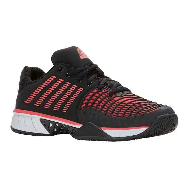 Kswiss Express Light 3 HB Padel Schwarze Rote Sneakers