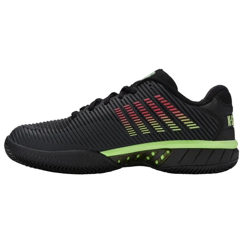 Zapatillas de Padel Kswiss Hypercourt Express 2 HB Sandplatz Negro Verde Neon