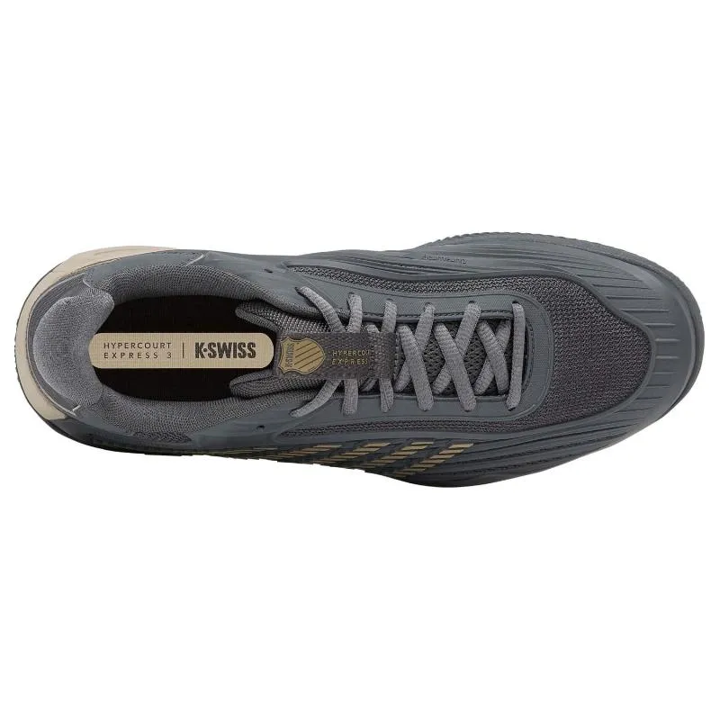 Zapatillas de Padel Kswiss Hypercourt Express 3 Clay Gris Beige