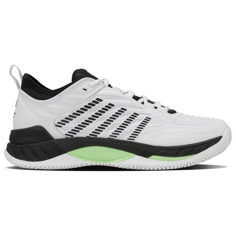 Zapatillas de Padel Kswiss Hypercourt Supreme 2 HB Argila Blanco Negro Verde