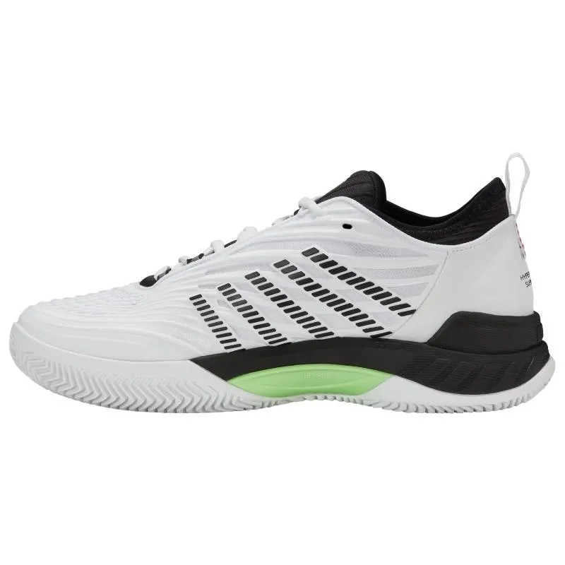 Zapatillas de Padel Kswiss Hypercourt Supreme 2 HB Sandplatz Blanco Negro Verde