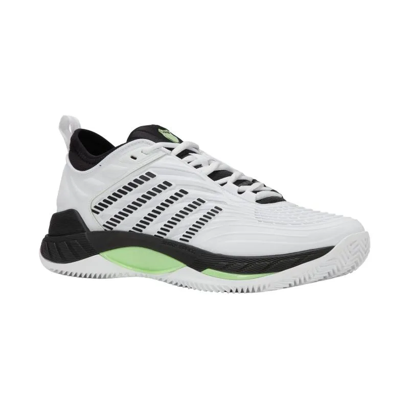 Zapatillas de Padel Kswiss Hypercourt Supreme 2 HB Sandplatz Blanco Negro Verde