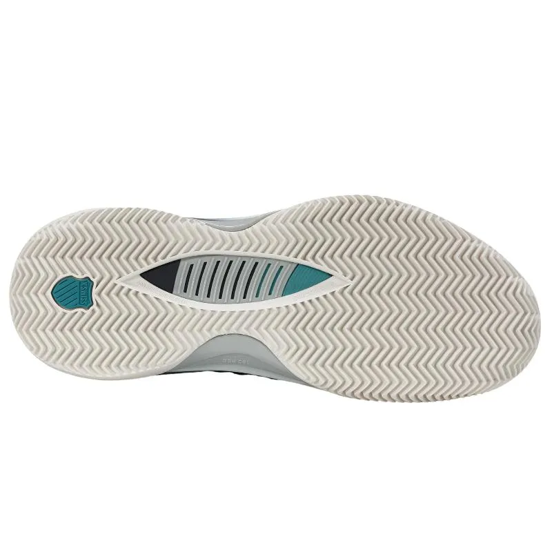 Zapatillas de Padel Kswiss Hypercourt Supreme 2 HB Clay Negro Turquesa