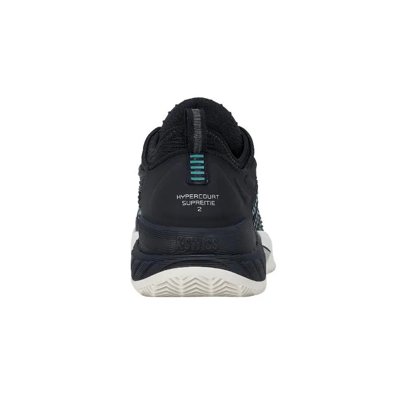Zapatillas Kswiss Hypercourt Supreme 2 HB Clay Negro Turquesa