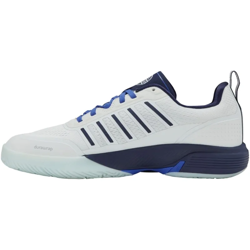 Kswiss Sanyo Ultra Court Padel Weiße Marineblaue Turnschuhe