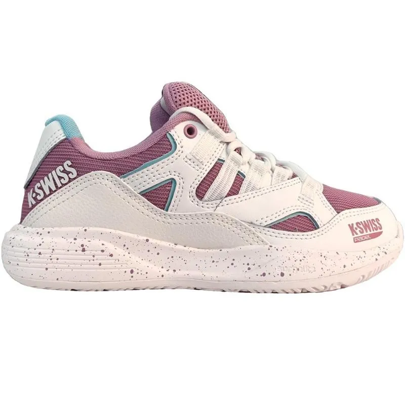 Tênis Kswiss Tura Team Padel Branco Roxo Feminino