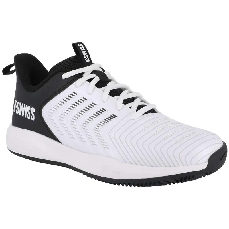 Kswiss Ultrashot Light Clay White Black Sneakers
