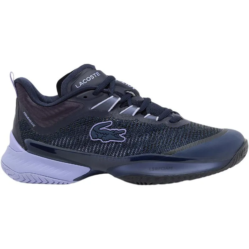 Tênis Lacoste AG-LT23 Ultra Azul Marinho Roxo Feminino