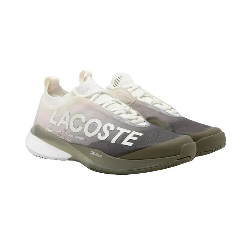 Lacoste AG-LT25 Lite Damen Sneaker in Weiß Khaki