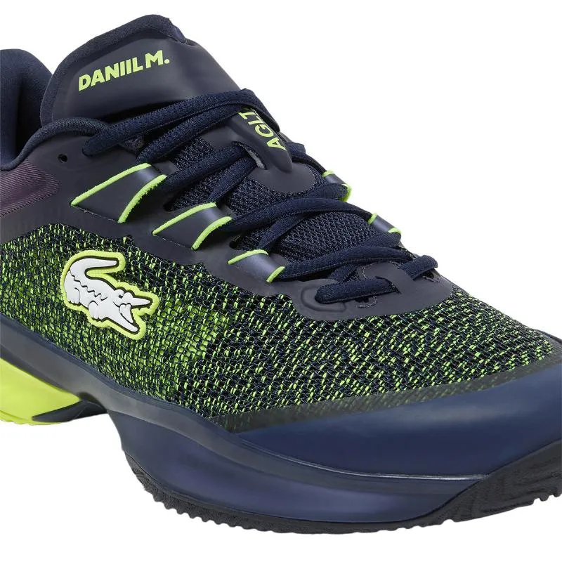 Lacoste Daniil Medvedev AG-LT23 Ultra Sandplatz Marinegelbe Sneaker