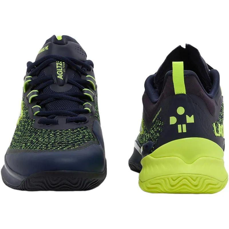 Lacoste Daniil Medvedev AG-LT23 Ultra Sandplatz Marinegelbe Sneaker