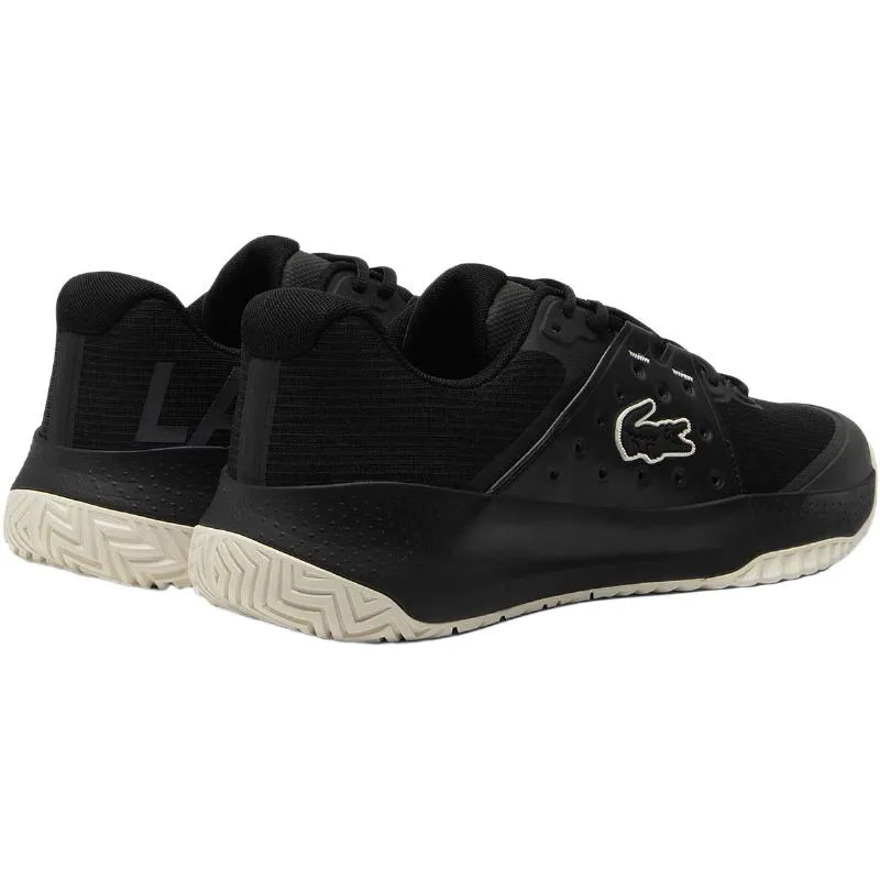 Lacoste Power Serve Schwarz Weiß Turnschuhe