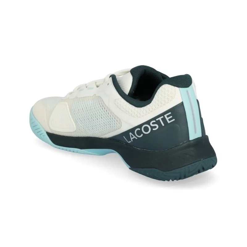 Lacoste Tech Point Damen Sneaker Weiß Blau