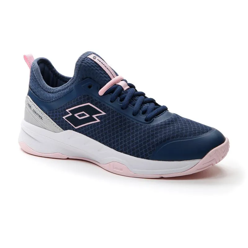 Sneakers Lotto Mirage 500 II Blue Denim Pink Grau Metall Damen