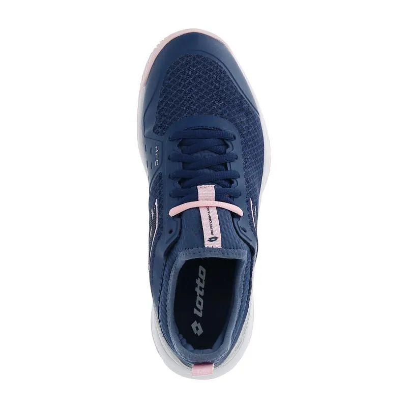 Sneakers Lotto Mirage 500 II Blue Denim Pink Grau Metall Damen