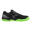 Mizuno Break Shot 5 Ton Schwarz-Grüne Sneakers
