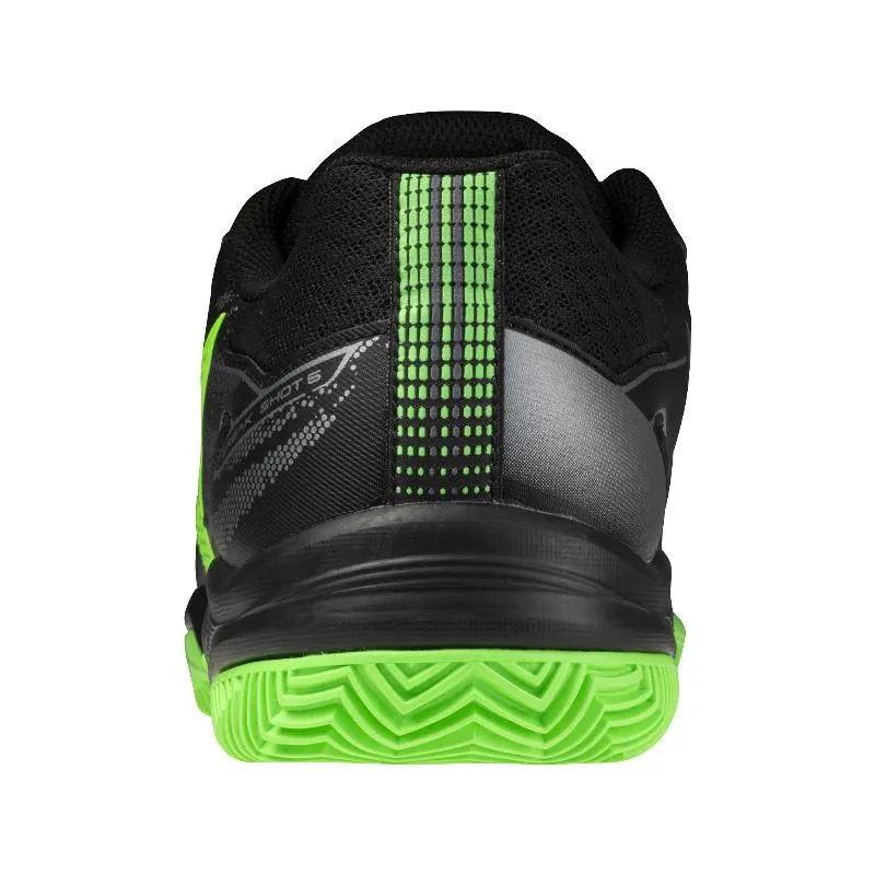 Mizuno Break Shot 5 Ton Schwarz-Grüne Sneakers