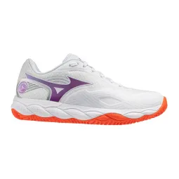 Zapatillas de Padel Mizuno Wave Enforce Court 2 Clay Blanco Mujer