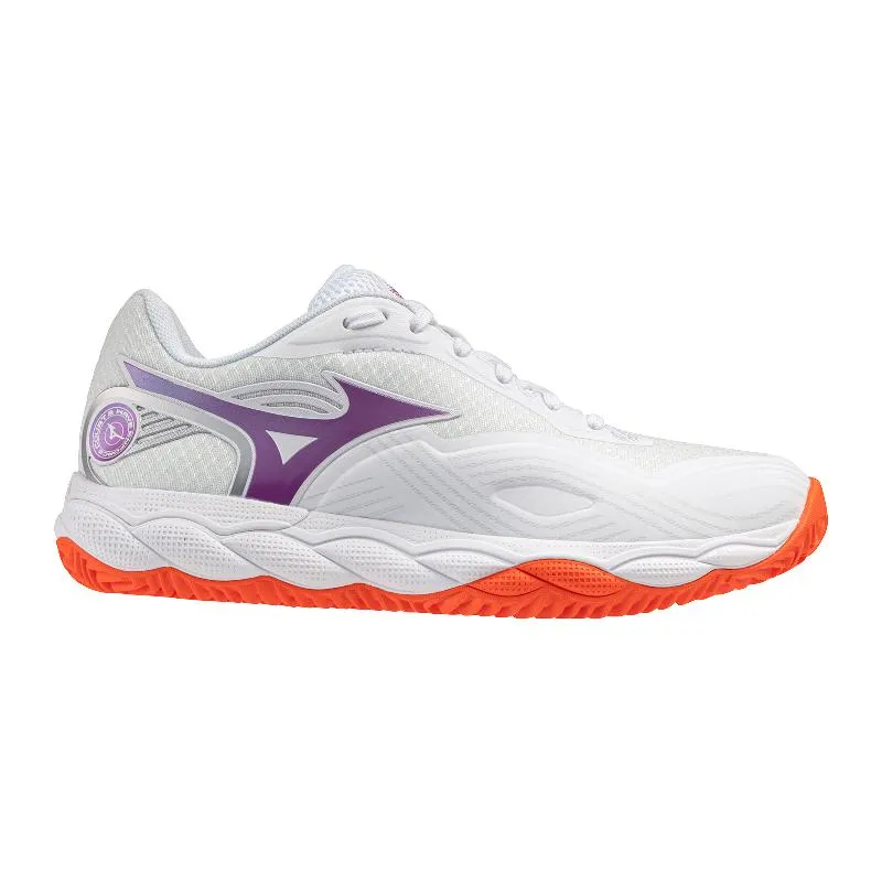 Tênis femininos brancos Mizuno Wave Enforce Court 2