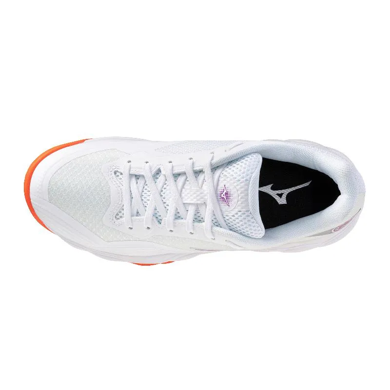 Mizuno Wave Enforce Court 2 Ton weiße Damenschuhe
