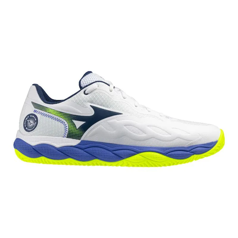 Zapatillas de Padel Mizuno Wave Enforcing Court Clay Blanco Azul