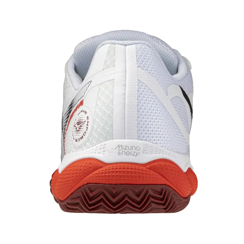 Zapatillas de Padel Mizuno Wave Enforce Court Clay Blanco Rojo