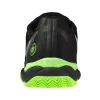 Mizuno Welle Durchsetzung des Gerichts Padel Schwarze Grüne Turnschuhe