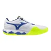 Mizuno Wave Enforce Tour 2 Ton-Weiß-Blau-Sneaker