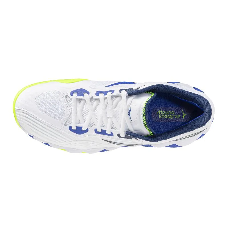 Mizuno Wave Enforce Tour 2 Ton-Weiß-Blau-Sneaker