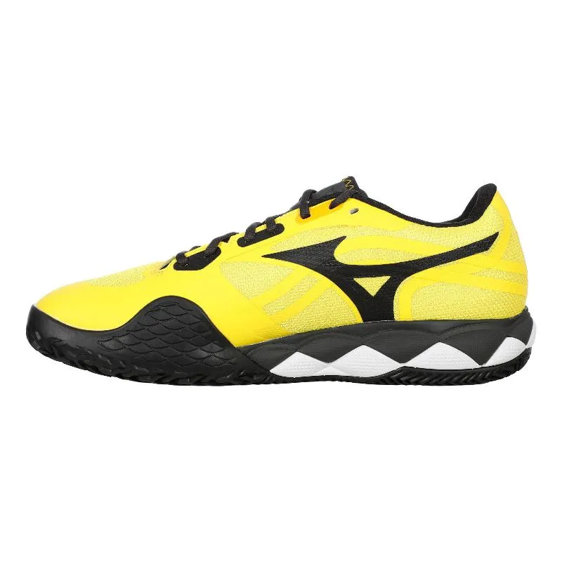 Mizuno Wave Enforce Tour 2 Padel Gelb Schwarz Turnschuhe