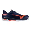 Mizuno Wave Exceed Court Lehmblaue Sneakers