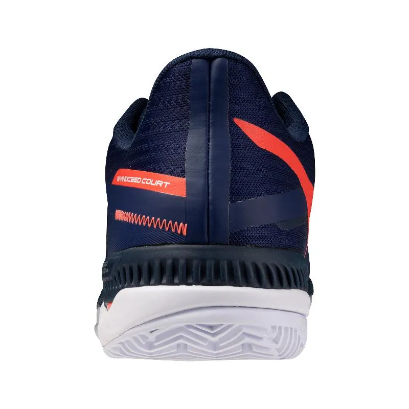 Mizuno Wave Exceed Court Lehmblaue Sneakers