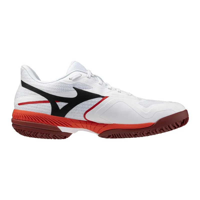 Mizuno Wave Exceed Court Sand weiße rote Sneakers