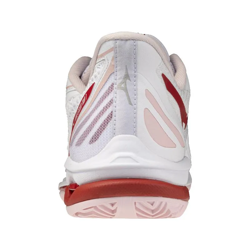 Mizuno Wave Exceed Tour 7 Lehm-Weiß-Rot-Damen-Sneaker