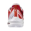 Mizuno Wave Exceed Tour 7 Ton Rot Weiße Sneakers