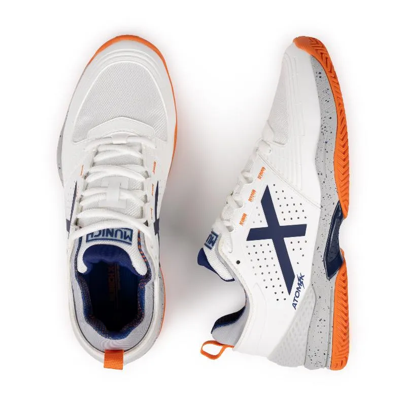 München Atomik 49 Weiß-Orange-Turnschuhe