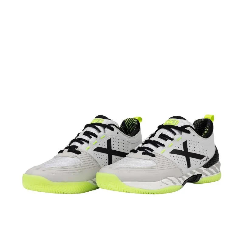 München Atomik 50 Grau-Gelbe Fluor-Sneaker