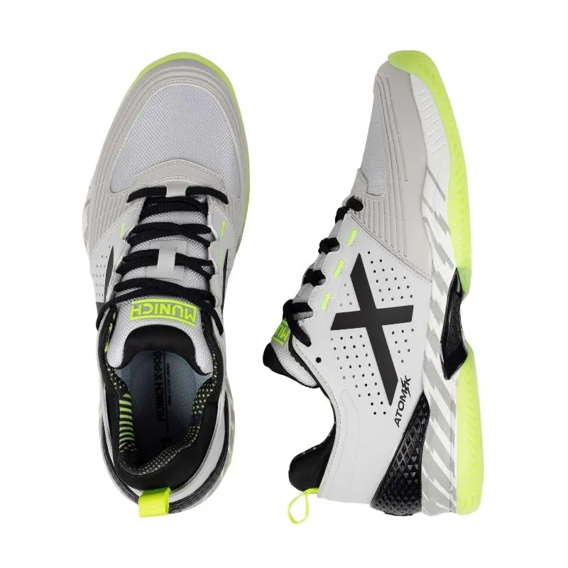 München Atomik 50 Grau-Gelbe Fluor-Sneaker