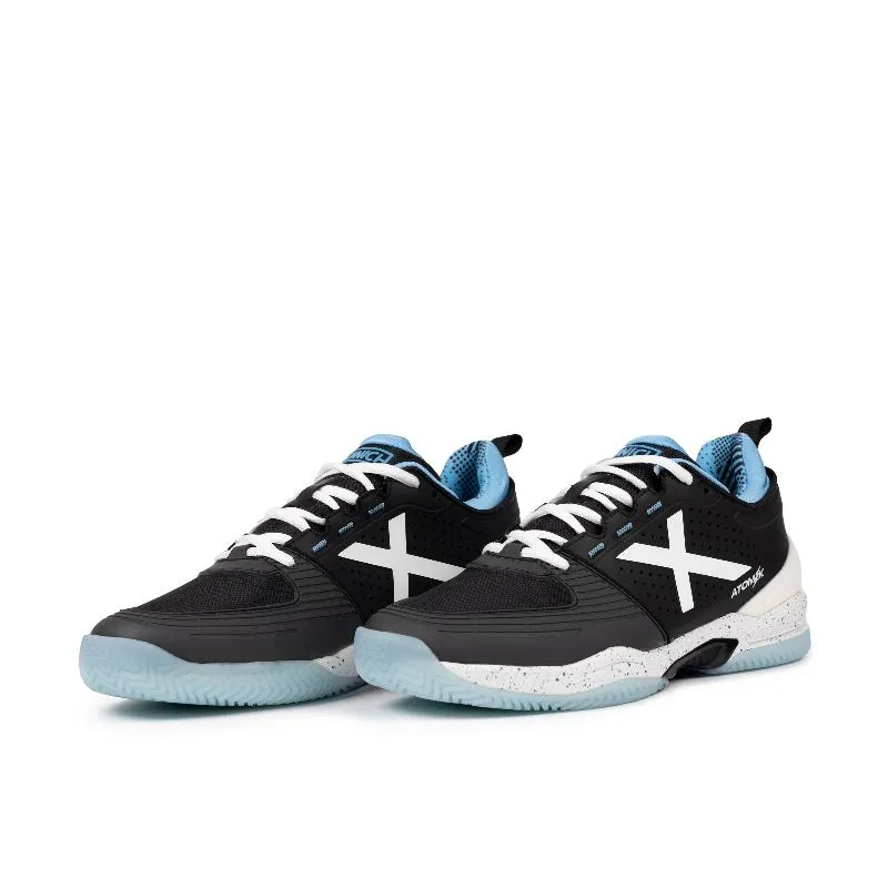 München Atomik 51 Schwarze Himmelblaue Turnschuhe