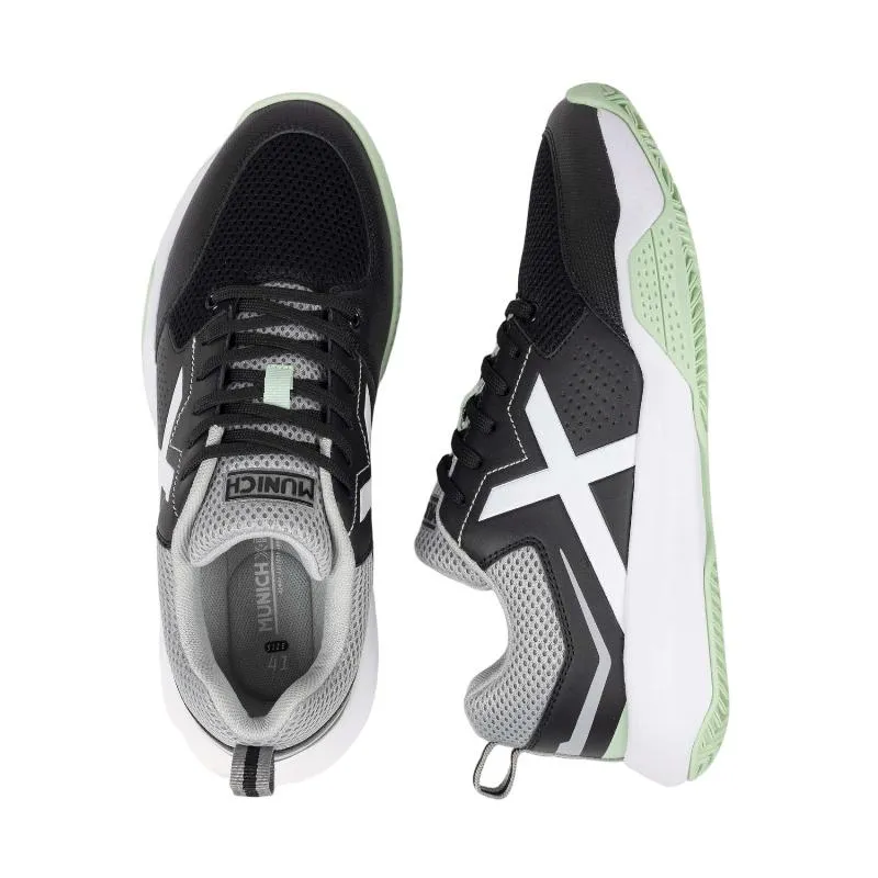 Munich Focus 05 Schwarz-Grau-Grün-Sneaker