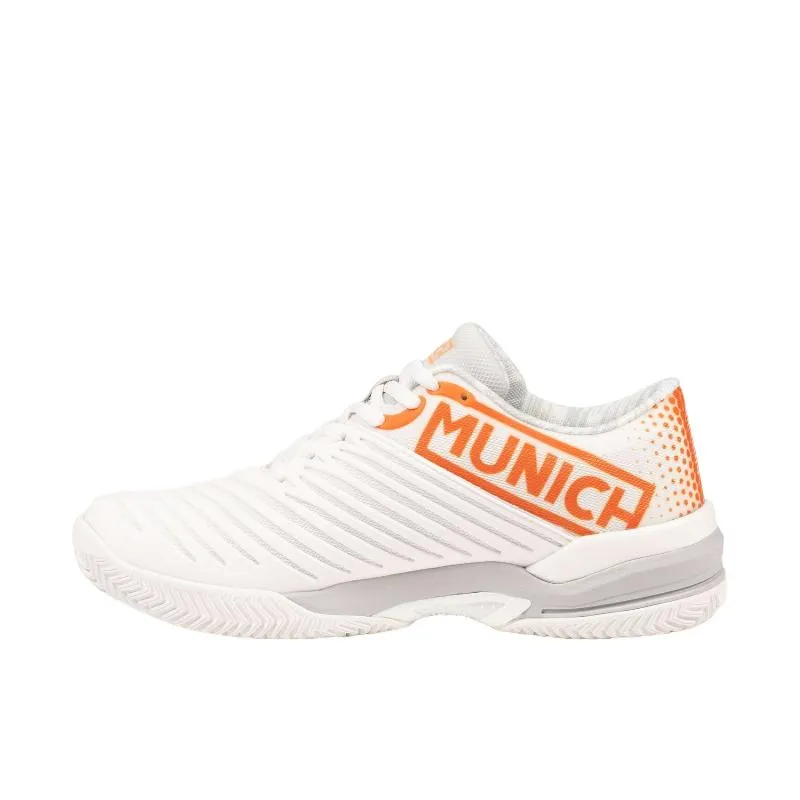 München Padx 60 Weiß-Orange-Sneakers