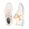 München Padx 60 Weiß-Orange-Sneakers