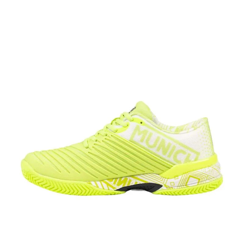 Munich Padx 62 fluoreszierende gelbe weiße Turnschuhe