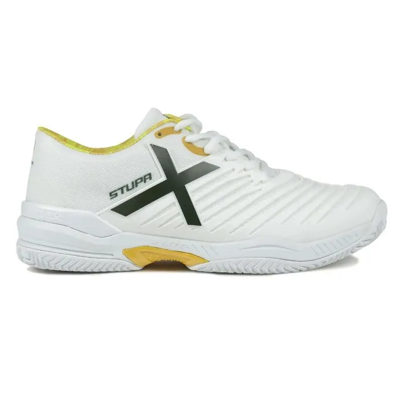 Munich Stupa Padx 64 Branco Amarelo Tênis