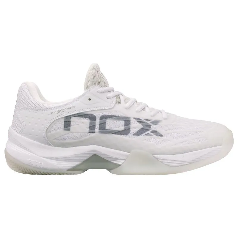 Tênis Nox At10 Lux Branco Cinza