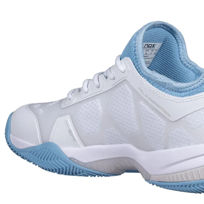Nox Nerbo Weiße Hellblaue Turnschuhe