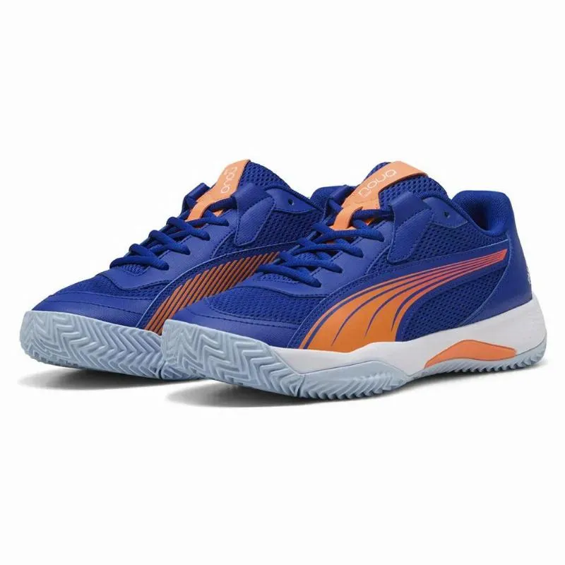 Puma Momo Gonzalez Nova Court Blau Orange Sneakers