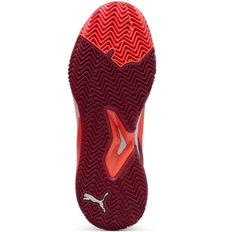 Tênis Puma Nova Court Red Bordeaux White