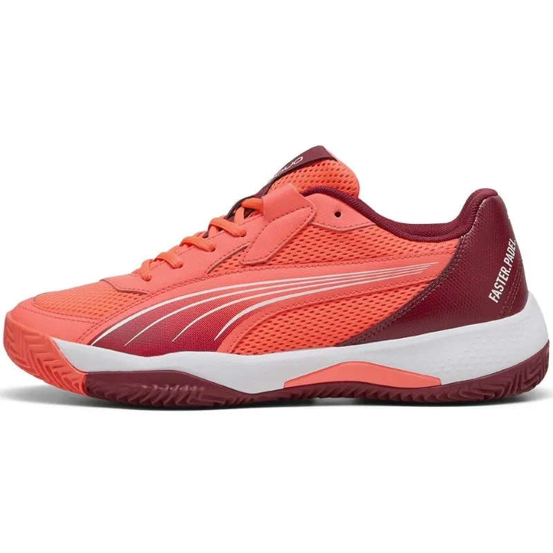 Puma Nova Court Rot Bordeaux WeiÃ Sneakers