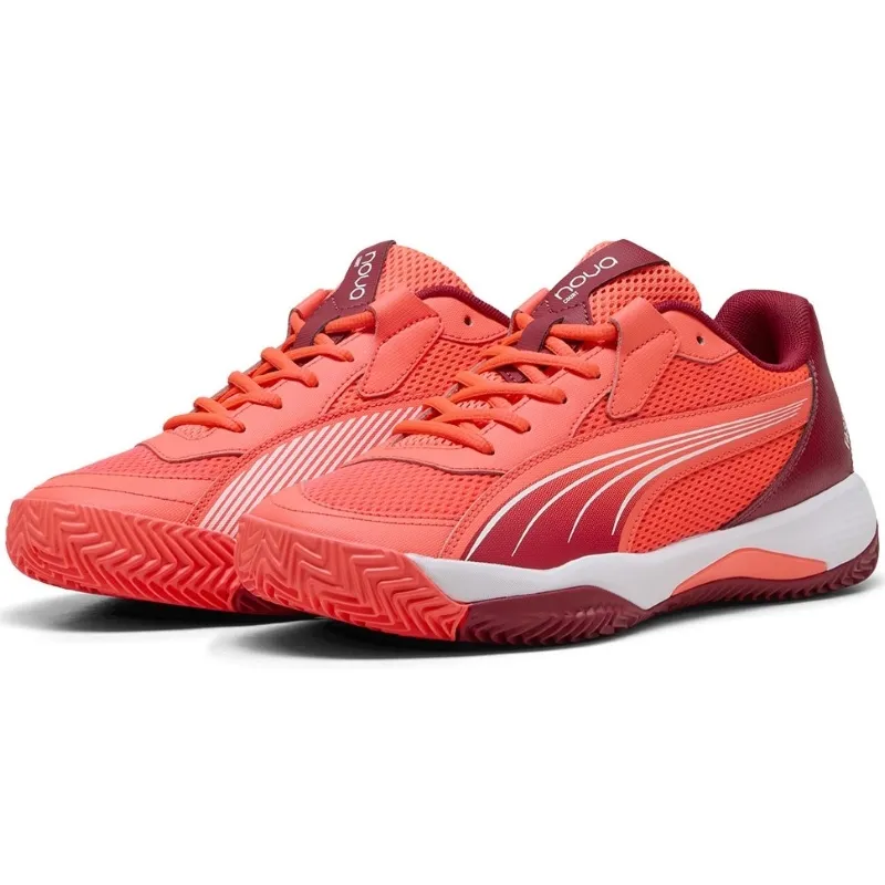 Puma Nova Court Rot Bordeaux WeiÃ Sneakers